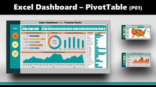 How to Create Dashboard using Pivot Table in Excel P01 [upl. by Victoir209]