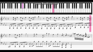 Eromangasensei OP  Hitorigoto  Piano Sheet [upl. by Dleifyar]