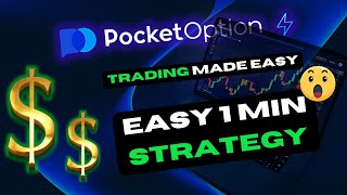 How The 1 Min Strategy Works In Pocket Options 💯💰 [upl. by Neesay]