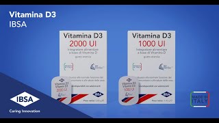 IBSA Vitamina D3  Un modo innovativo di assumere quotidianamente la vitamina D [upl. by Manoop]