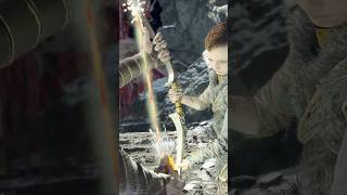 Atreus Unlocks the Epic Electric Bow Shocking Power Unleashed  God of War godofwar gaming [upl. by Airekat]