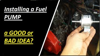 Installing An Electric Fuel Pump A Good or Bad Idea 4d56 [upl. by Hannej791]