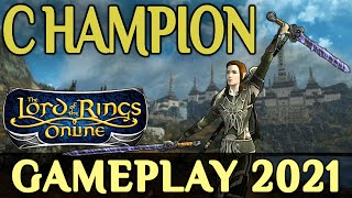 LOTRO Champion Gameplay 2021  All Specializations Lord of the Rings Online [upl. by Aivatnahs]