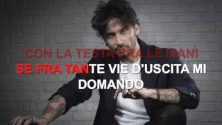 Fabrizio Moro  Portami via  Karaoke con testo [upl. by Niwri]