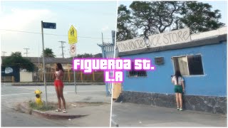 Figueroa Street Real Road Trip 4K HDR Video Los Angeles Hoods 🎥 [upl. by Hoffarth]