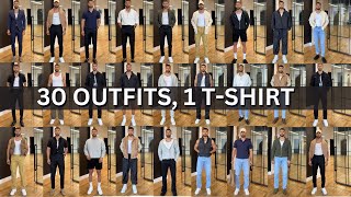 30 Outfits That Make Men MORE Attractive just 1 Tshirt [upl. by Sonstrom]