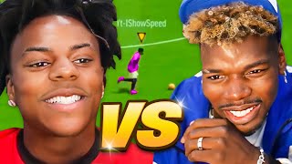 iShowSpeed vs Paul Pogba 10000 FIFA WAGER [upl. by Ynehpets]