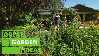 How to Create a Cottage Garden in a Hot amp Sunny Climate  GARDEN  Great Home Ideas [upl. by Nirrat]