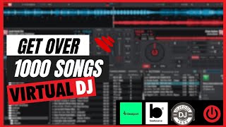 How to Get Music on Virtual DJ 2023  virtual DJ tutorials [upl. by Iggy]