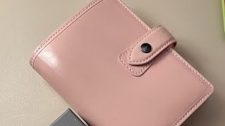 Filofax Malden Organizer Planner Pink Pocket Size Rings Unboxing for 2023 2024 Use [upl. by Aba289]