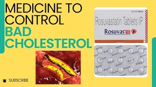 Rosuvastatin Tablet  Rosuvastatin Tablet IP  Rosuvas Tablet Uses amp Side Effects [upl. by Nairad]