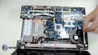 Packard Bell EasyNote TM85  Disassembly and cleaning [upl. by Eittod]