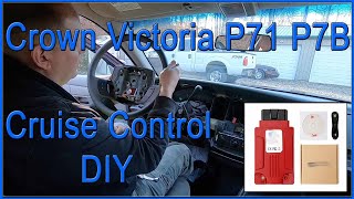 How To Add Cruise Control 20052011 Ford Crown Victoria P71  P7B [upl. by Issim546]