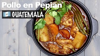 How to make Pepián de Pollo  Guatemala  2min Recipe Video [upl. by Catie]