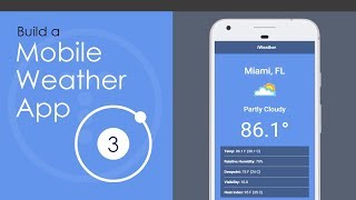 Ionic 3 Mobile Weather App Build [upl. by Dibbrun38]