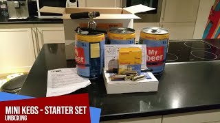 Brewferm mini kegs  starter kit unboxing [upl. by Tamara]