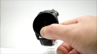 Red Darkness Touch Screen LED Watch [upl. by Pinto]