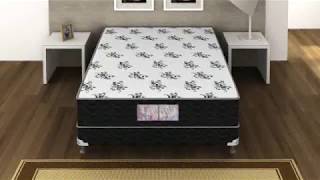 Cama Unibox Casal Molas Bonnel Ibiza  Eurosono [upl. by Audy]