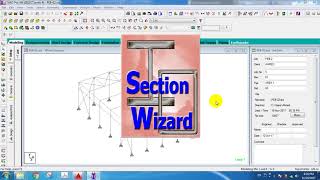 SectionWizard  Staad pro [upl. by Orth]