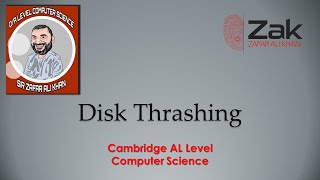 How Disk Thrashing can Occur  A2 Level  By ZAK [upl. by Vaden156]