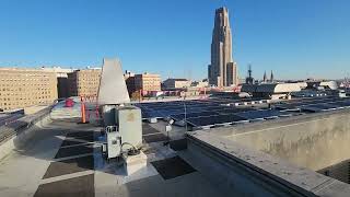 Photovoltaic Solar Panel installation in the City of Pittsburgh [upl. by Germano]