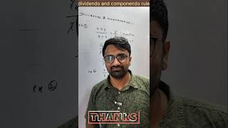 🔥Dividendo and componendo Rule  Jee trick  maths jeemain [upl. by Ziul]