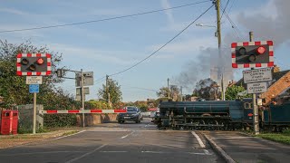 Dangerous Last Moment 2nd Train Activation At Dymchurch St Marys Road Level Crossing Kent 271024 [upl. by Slavic]