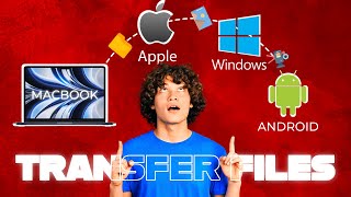 How Transfer File Between Macbook I phoneAndroidWindows For FREE   Wirelessly  In One Click [upl. by Elohc]