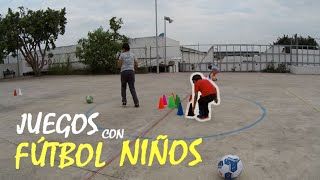 ⚽Juegos de INICIACIÓN AL FÚTBOL dinámicos para NIÑOS que resolverán tus CLASES en EDUCACIÓN FÍSICA😎👆 [upl. by Frolick]