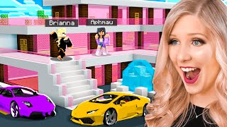 Minecraft MILLIONAIRE House Battle vs Aphmau  Challenge [upl. by Suoivatco]