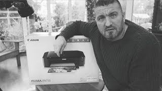 Printing Your Work  Canon Pixma ip8750 Unboxing and First Impressions [upl. by Leslee]