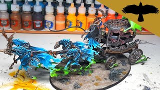 Nighthaunts Black Coach showcase and final assembly advice Warhammer Age of Sigmar [upl. by Weismann]