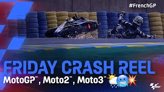 Crash Compilation  2021 FrenchGP [upl. by Annawit]