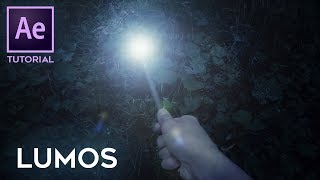 LUMOS EFFECT Harry Potter  After Effects VFX Tutorial [upl. by Pestana394]