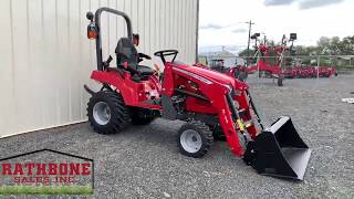 Massey Ferguson GC1725M with FL1805 Loader Walk around Overview [upl. by Tarton]