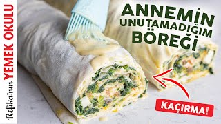 Annemin İş Çıkışı Yaptığı Şipşak Böreği  Yufkadan Ispanaklı Börek Tarifi Nasıl Yapılır [upl. by Notyap]