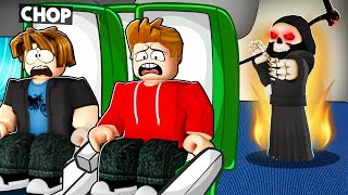 ROBLOX CHOP AND FROSTY SURVIVE AIRPLANE STORY 2 CHALLENGE [upl. by Ebba]