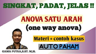 ANOVA satu arah one way anova [upl. by Waters80]