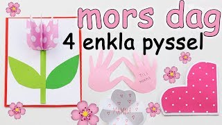 MORS DAG  4 ENKLA PYSSEL [upl. by Tonye]