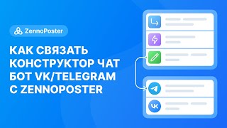 Как связать Конструктор чат бот VkTelegram с Zennoposter [upl. by Aneez]