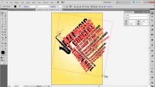 How to Design a Typographic Poster in Adobe illustrator CS5 [upl. by Annovoj]