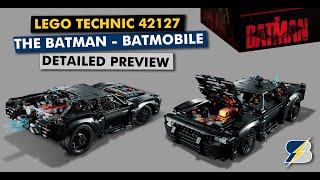 LEGO Technic 42127  The Batman Batmobile  detailed preview [upl. by Buehrer]