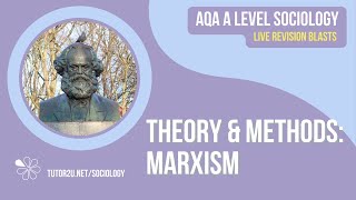 AQA A Level Sociology Revision Blast  Theory amp Methods Marxism [upl. by Naoh956]