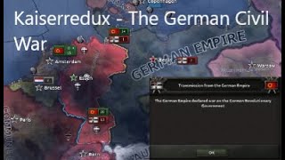 How to Get the German Civil War in Kaiserredux  Hearts of Iron IV [upl. by Onstad]