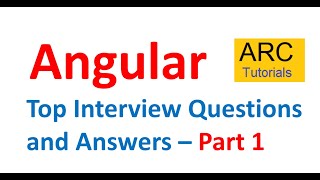 Angular Interview Questions and Answers latest 2019  Angular Interview Questions with examples [upl. by Lambrecht778]