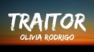 Olivia Rodrigo  traitor Lyrics [upl. by Prochora]