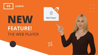 NEW FEATURE RELEASE The Digital Signage Web Player [upl. by Korwun569]