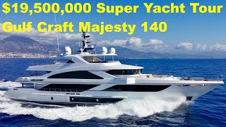 19500000 Super Yacht Tour  Gulf Craft Majesty 140 [upl. by Leroi]