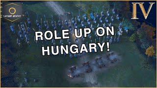 Mangonels Overcome the Hungarians  Age of Empires 4  Mongol Empire  The Battle of Mohi [upl. by Durr]