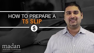 How to Prepare a T5 Slip [upl. by Anoyet170]